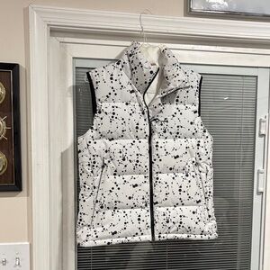 Nike ACG Tan Label vest with Pink Logo on White